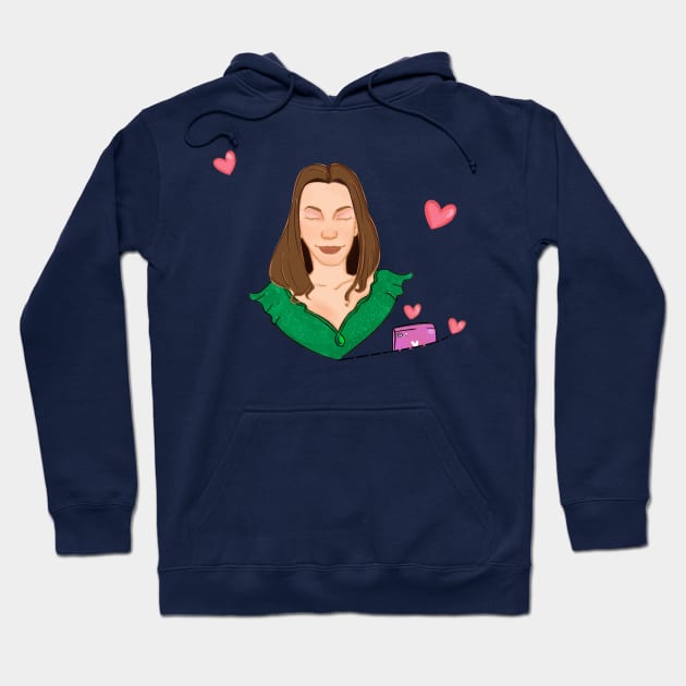 Woman in love Hoodie by Vitoria_Albuquerque